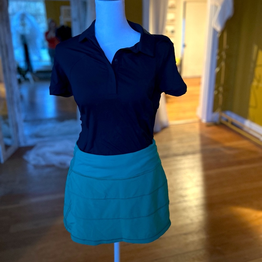 Size 6 Lululemon Green Golf Skirt Skort